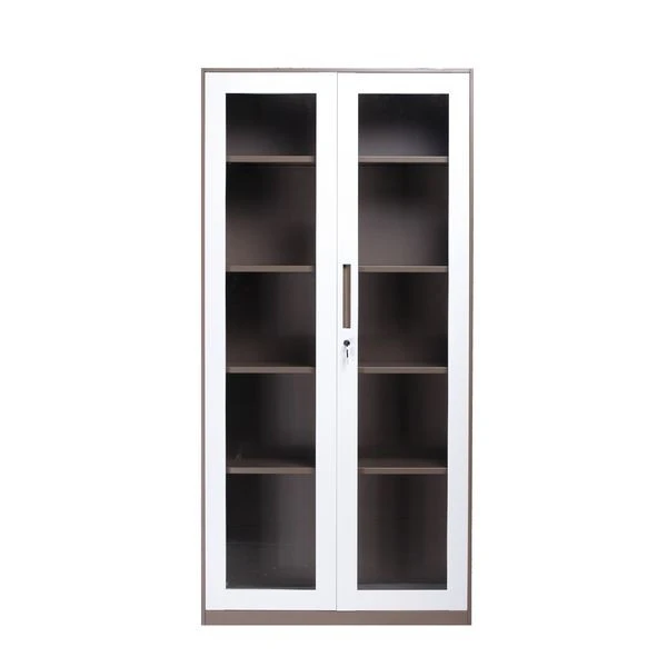 Tall glass display cabinet